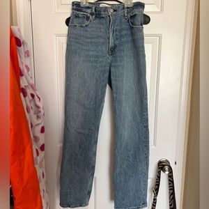 Abercrombie 90s straight ultra high rise jeans